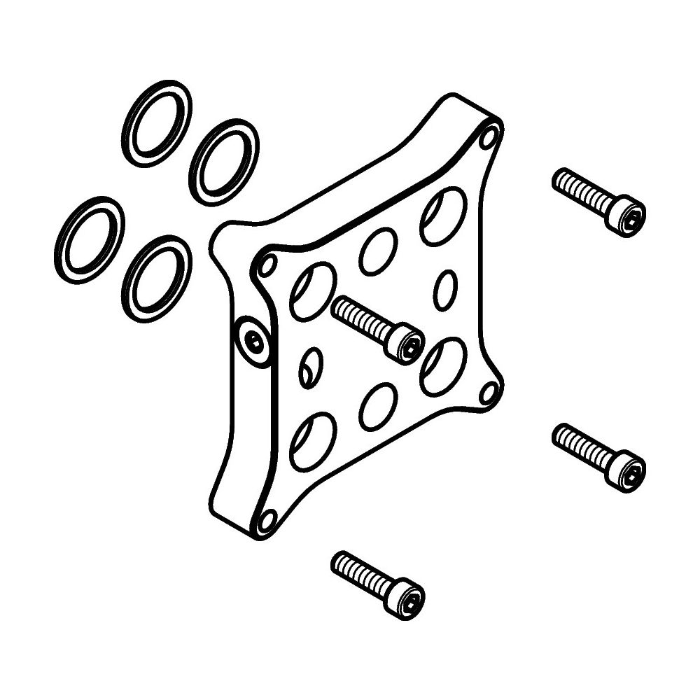 Adaptateur pour branchements inversés pour iBox universal Hansgrohe, 93181000