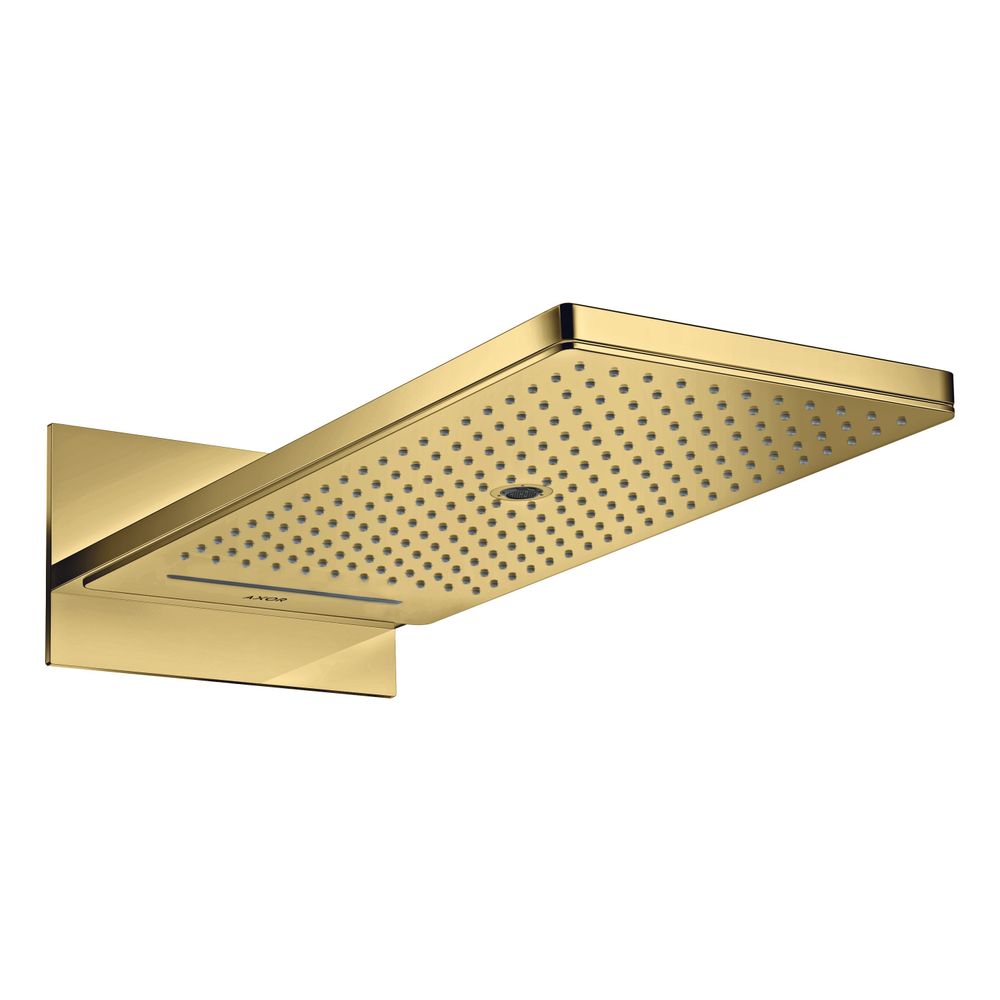 Pommeau de douche Hansgrohe AXOR ShowerSolutions, 22 l/min, 250x580 mm, 3 jets, Polished Gold Optic