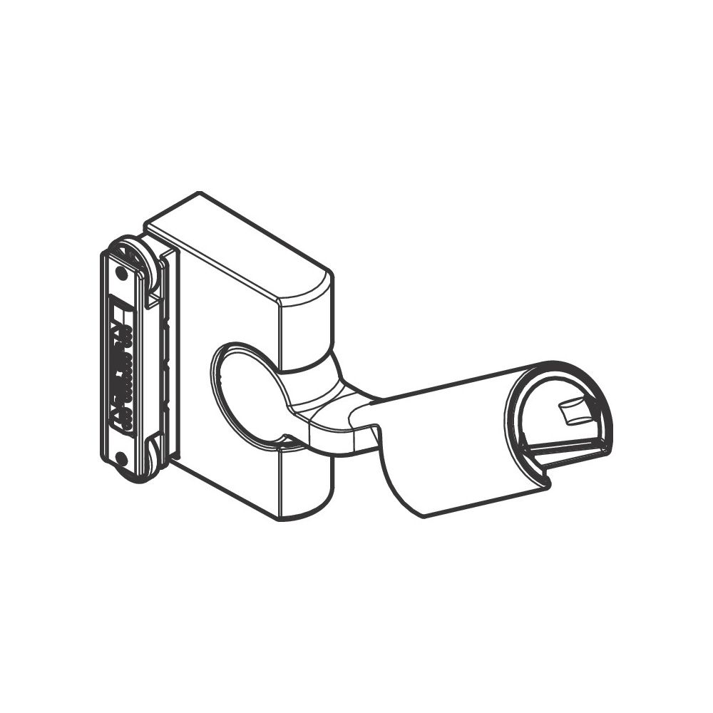 Coulisseau Hansgrohe pour barre de douche Raindance Unica E, chromé, 93100000