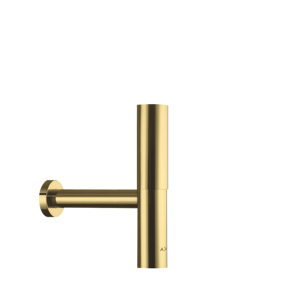 Siphon à bouteille Hansgrohe AXOR Flowstar, G 1 1/4", 60-165 mm, hauteur d'eau de garde GV 70 mm, Optique Or Poli