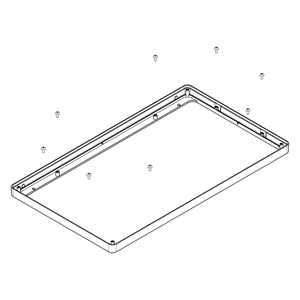 Hansgrohe Support pour pommeau de tête Rainmaker Select 460 1jet, Chromé, 93390000