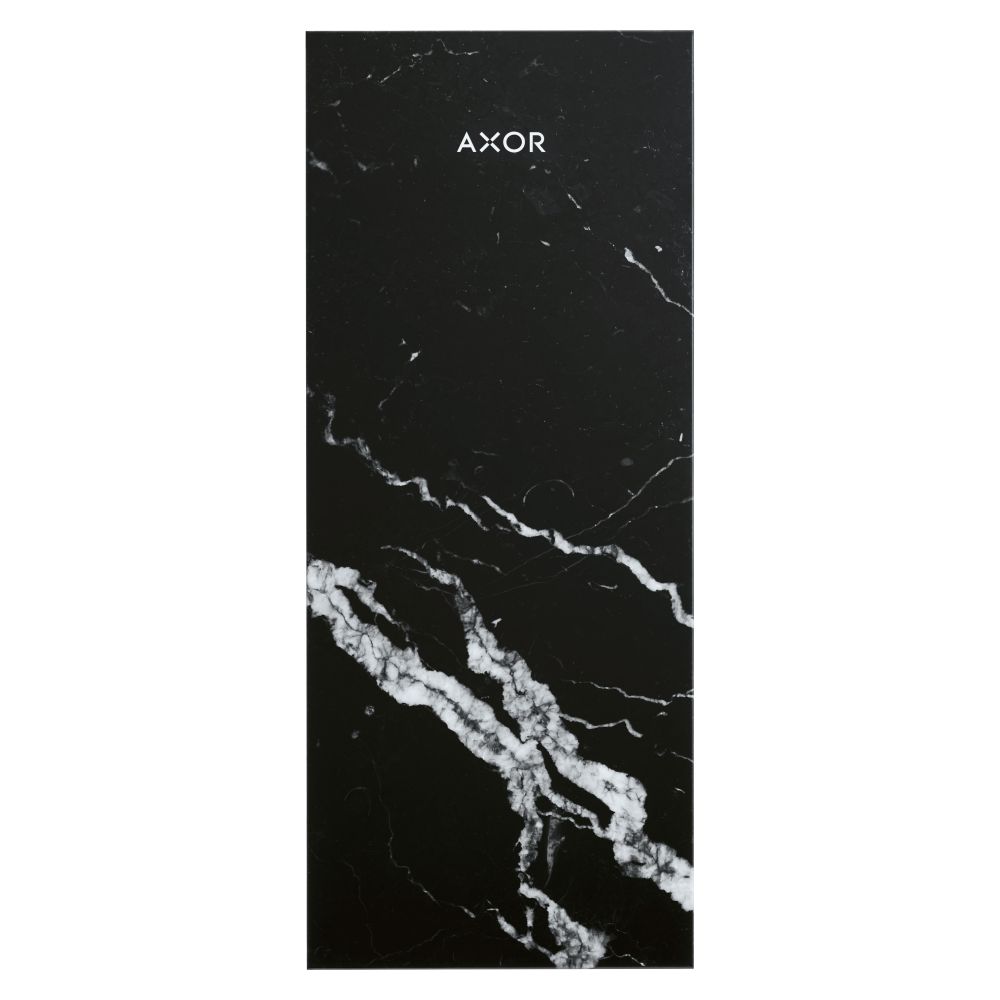 Plaque Hansgrohe AXOR MyEdition 117 mm, marbre Nero Marquina, 47915000