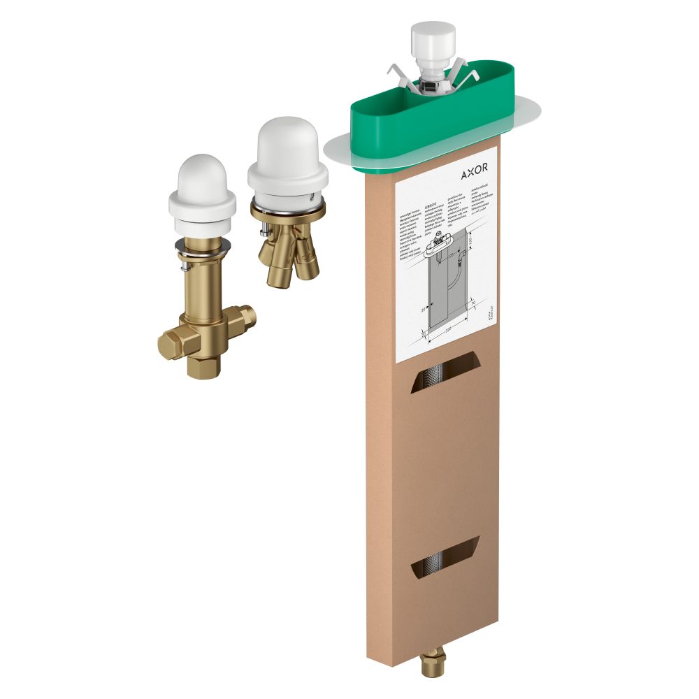 Hansgrohe corps de base AXOR pour mitigeur monocommande 3 trous pour robinetterie de baignoire, sBox, réf. 15487180