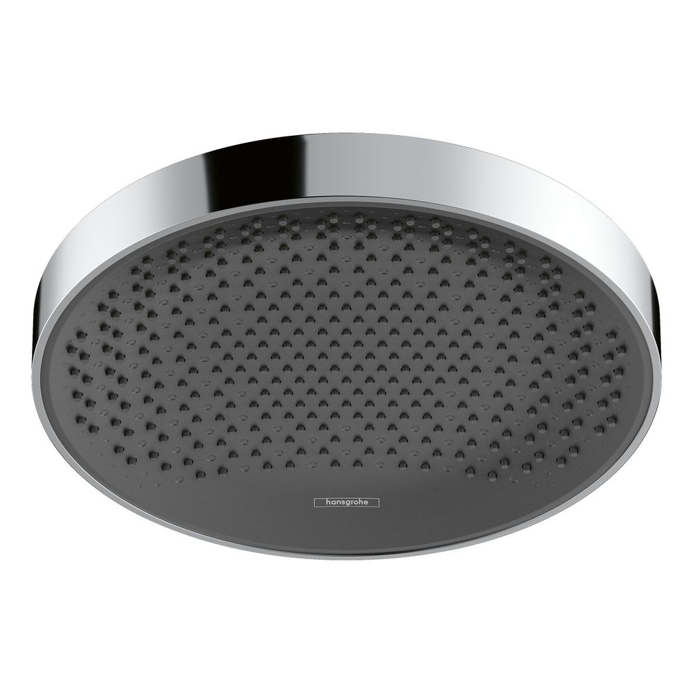 Hansgrohe Pommeau de douche Rainfinity 360 mm, 20,3 l/min, 1 jet, Chromé/Noir