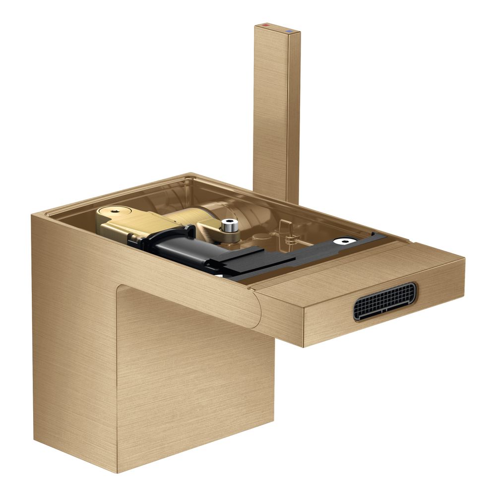 Mitigeur monocommande pour bidet Axor MYEDITION sans plaque bronze brossé