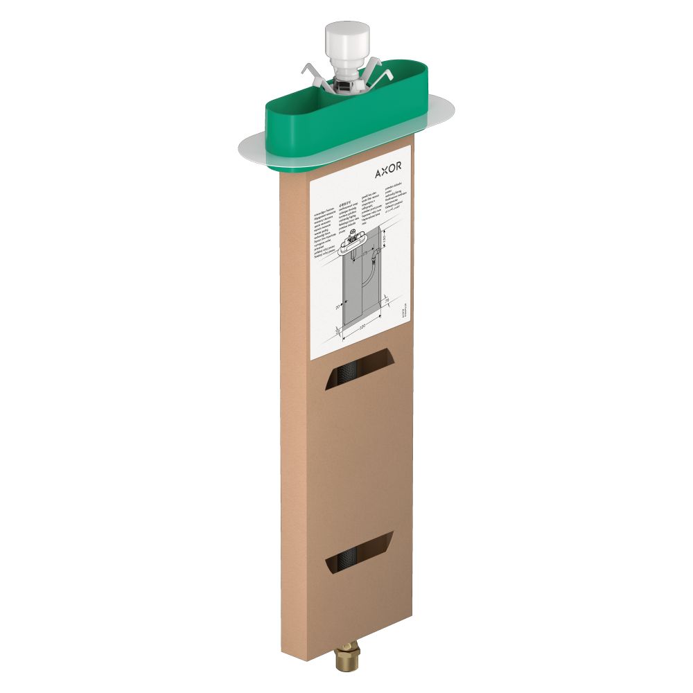 Kit de base sBox pour montage sur rebord de baignoire ou de carrelage AXOR, DN 15, R 1/2", réf. 15490180