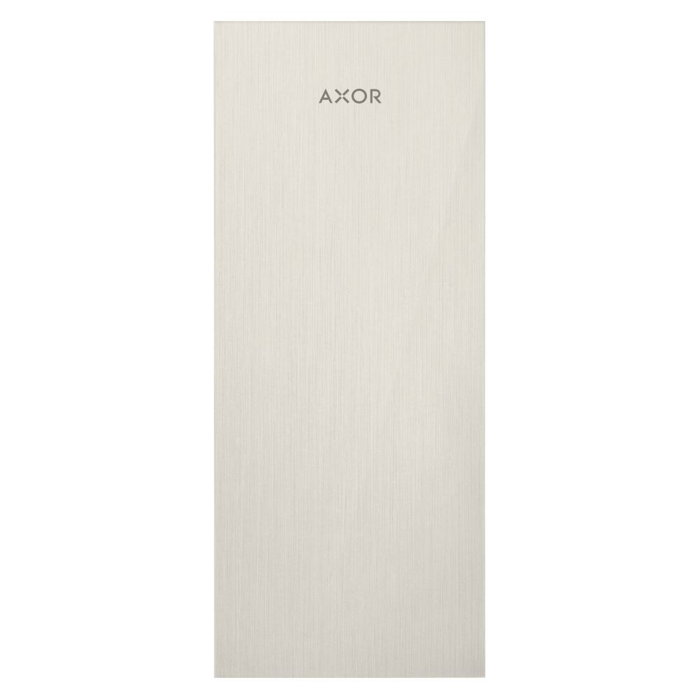 Plaque Hansgrohe AXOR MyEdition 245 mm, acier inoxydable Optic, 47904800