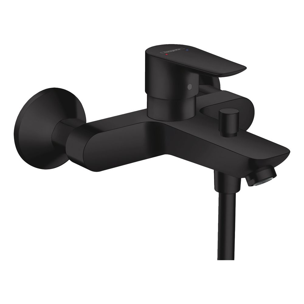Hansgrohe Talis E Mitigeur monocommande pour baignoire encastré, 19,2 l/min, noir mat