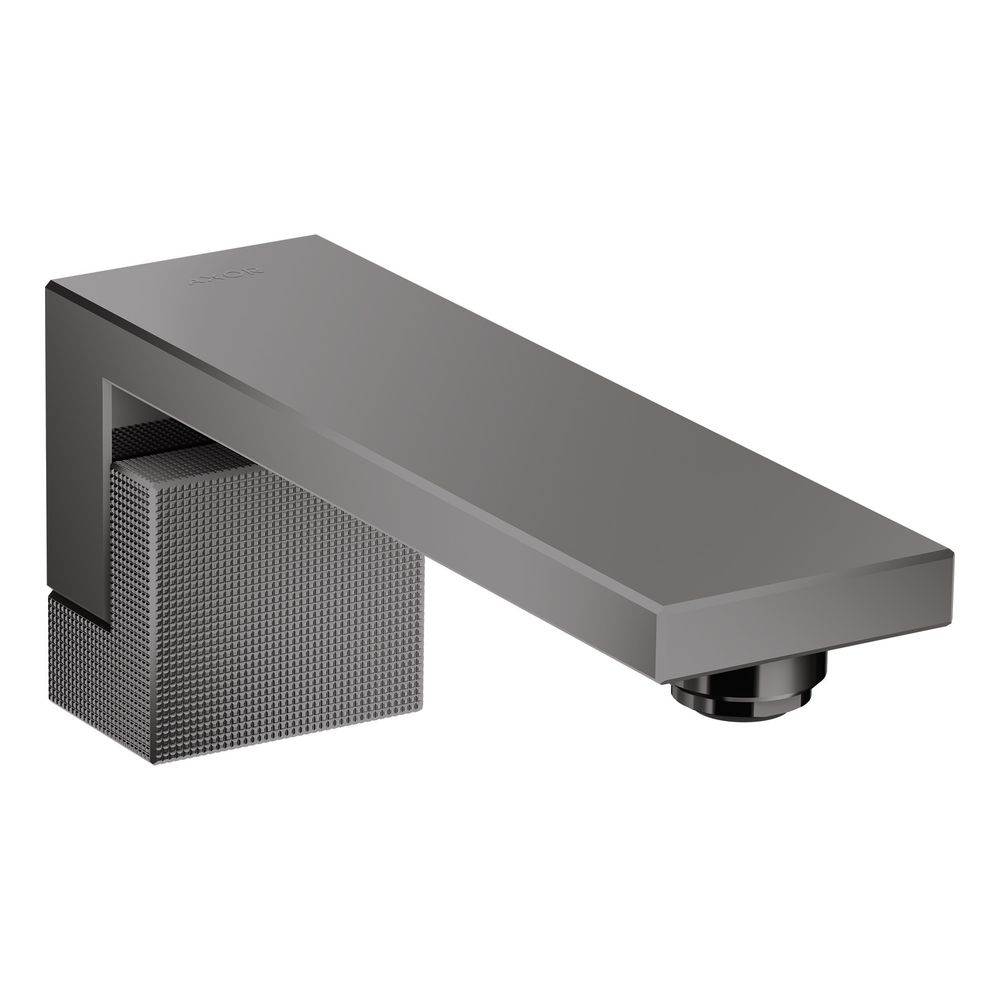 Hansgrohe AXOR Edge Wanneneinlauf, 23 l/min, Diamantschliff, Polished Black Chrome