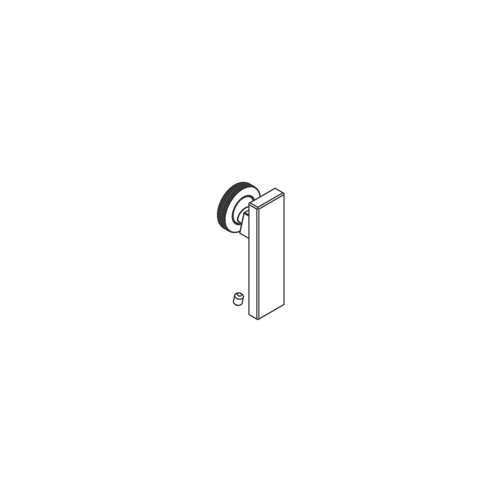 Hansgrohe AXOR poignée pour mitigeur de baignoire/douche Edge encastré, fixation vissée, 93565000