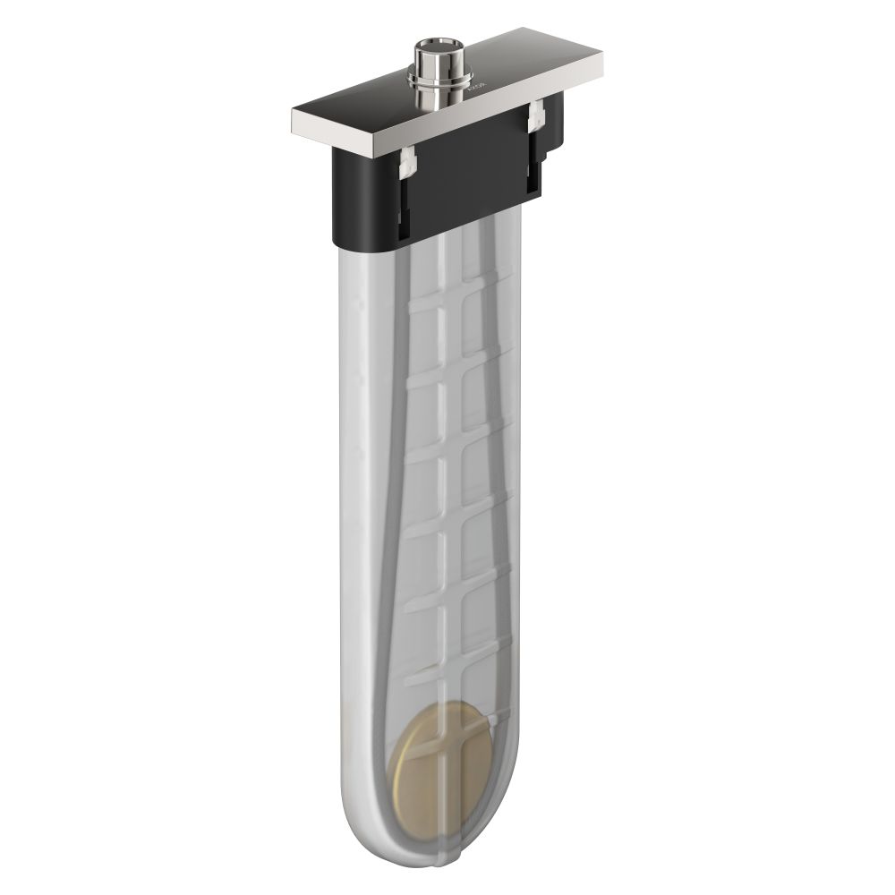 Hansgrohe AXOR Kit sBox carré prêt à poser, 9,5 l/min, DN 15, Laiton brossé