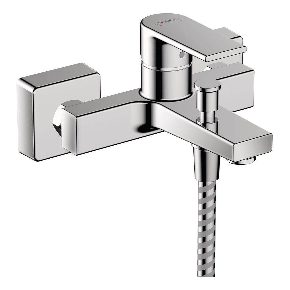Hansgrohe Vernis Shape Mitigeur monocommande pour baignoire à poser, 22,5 l/min, Chrome