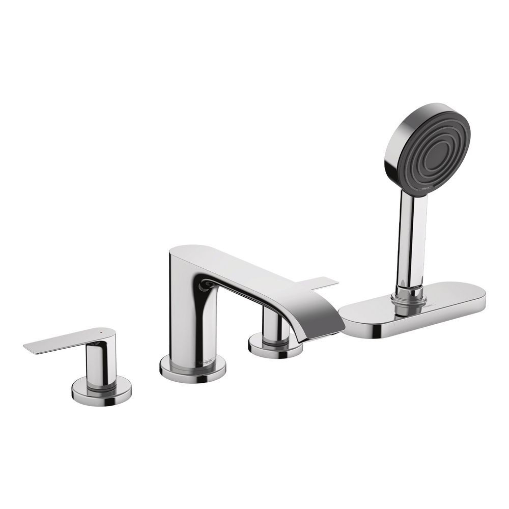 Hansgrohe Vivenis Robinet de baignoire à encastrer 4 trous, 23,9 l/min, sBox, Chrome