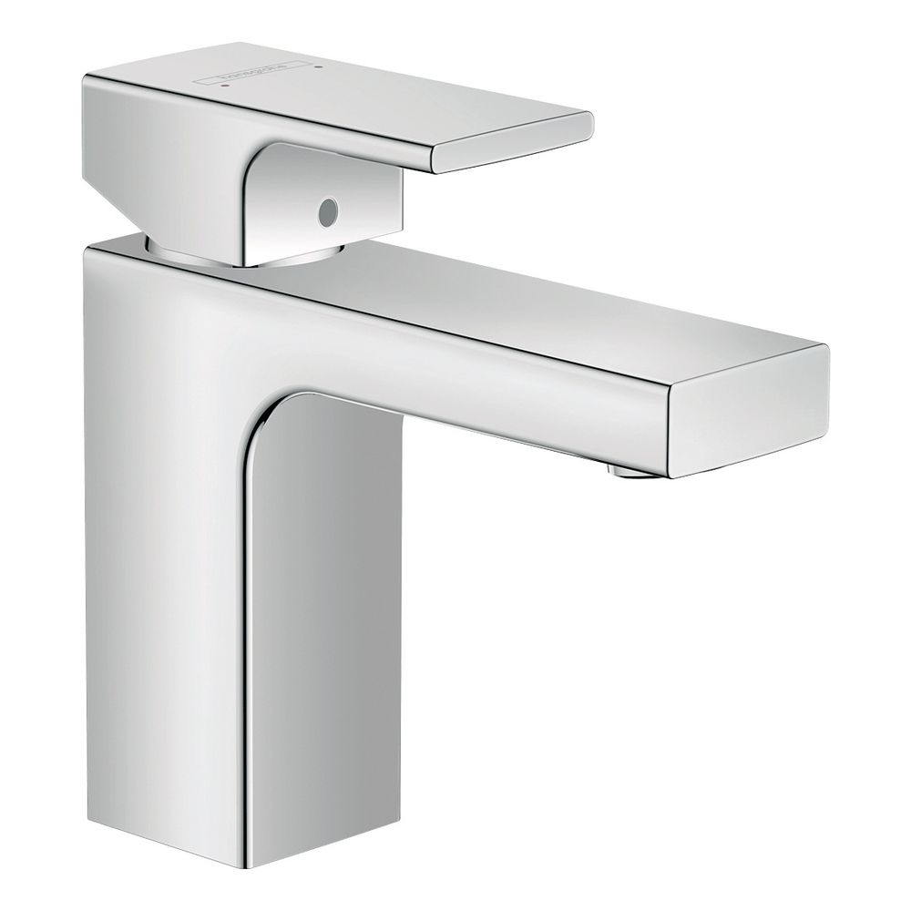 Mélangeur monocommande pour lavabo Hansgrohe Vernis Shape 100 mm, 5 l/min, guidage d'eau isolé, sans évacuation, chromé