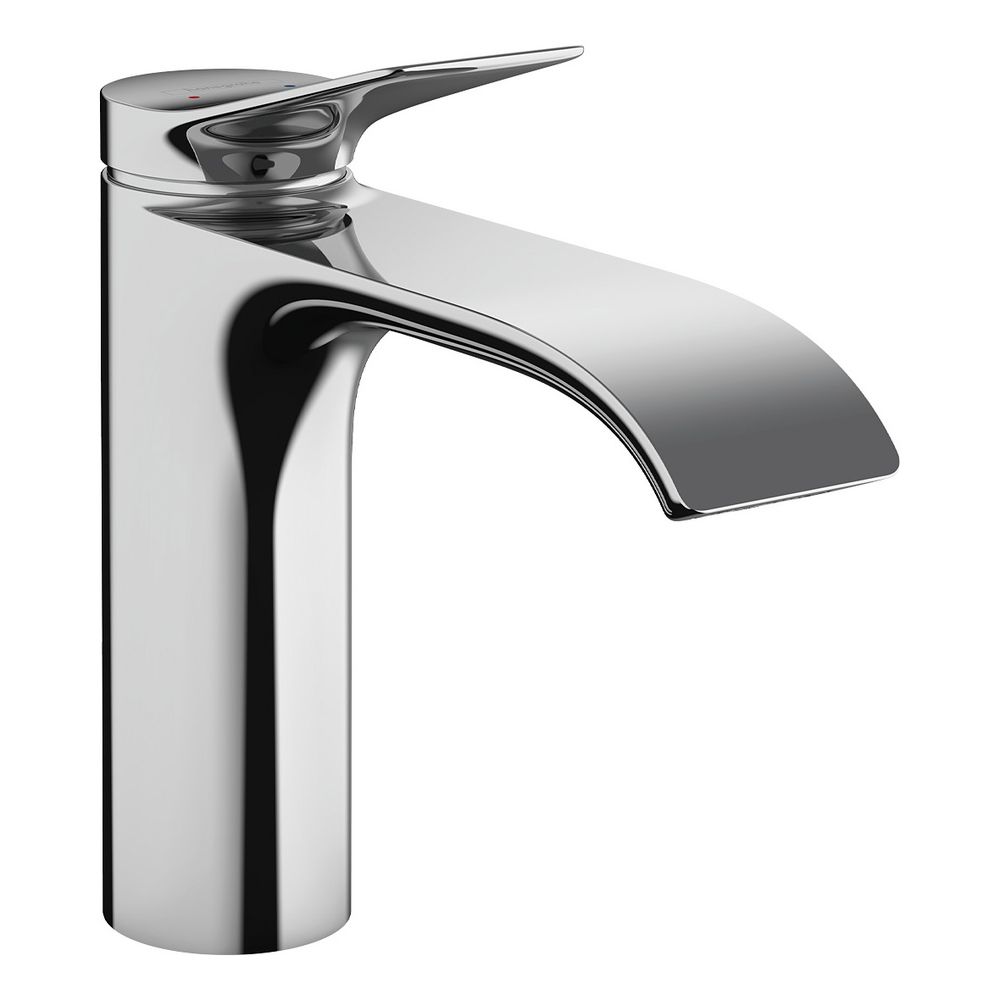 Mélangeur monocommande Vivenis Hansgrohe pour lavabo 110 mm, 5 l/min, sans robinetterie d'évacuation, chromé