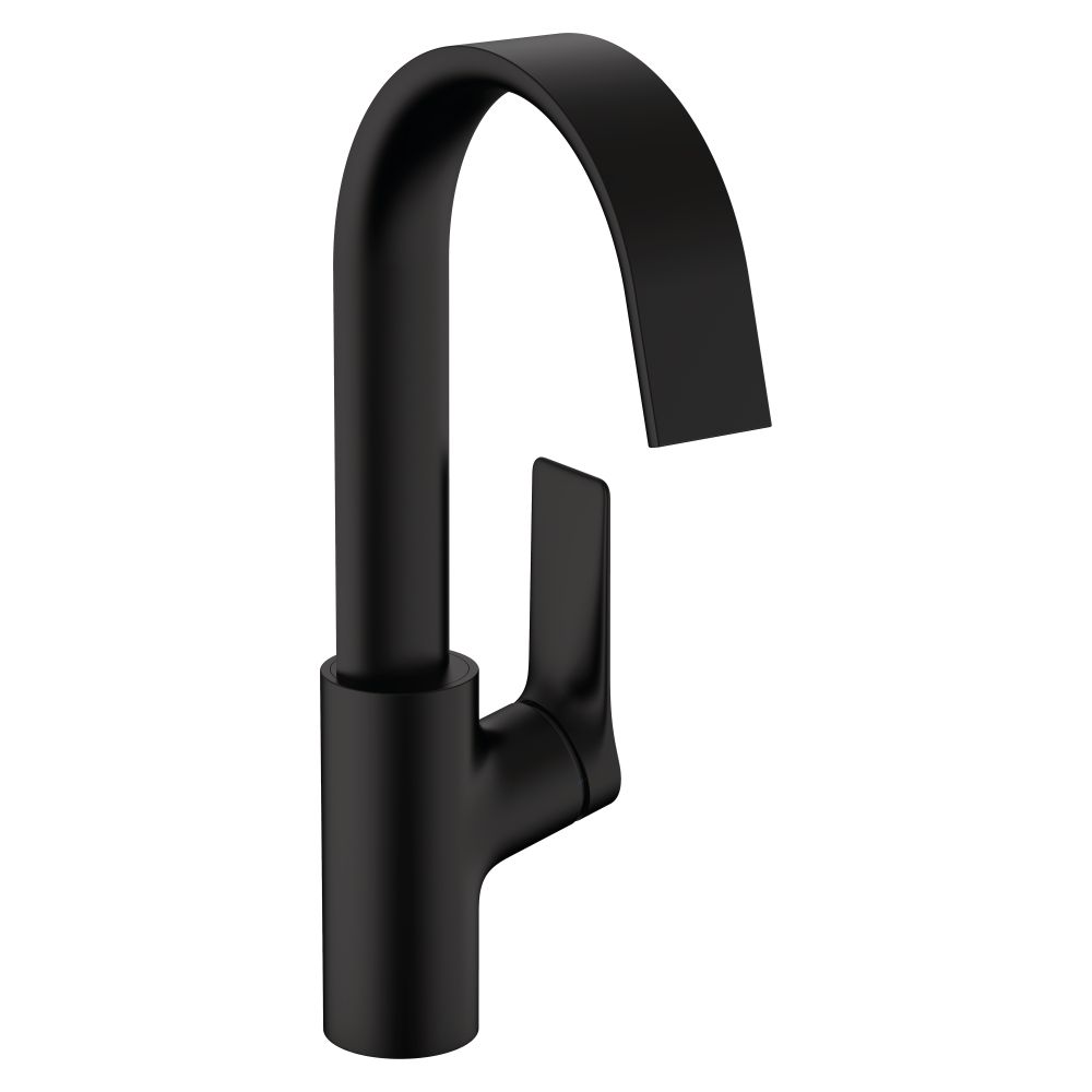 Mitigeur monocommande Hansgrohe Vivenis pour lavabo 210 mm, 5 l/min, bec pivotant sans garniture d'évacuation, noir mat