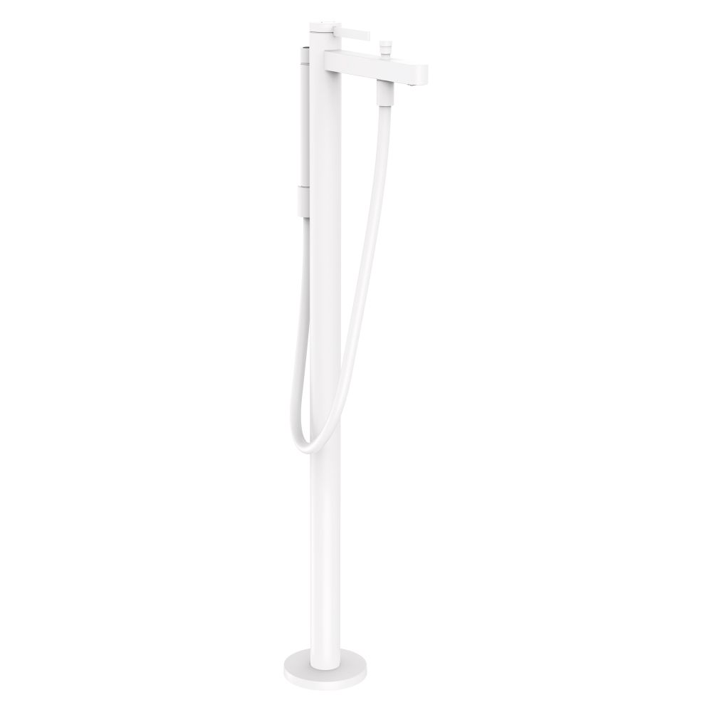 Hansgrohe Finoris Mitigeur monocommande pour baignoire sur pied, 20,6 l/min, blanc mat