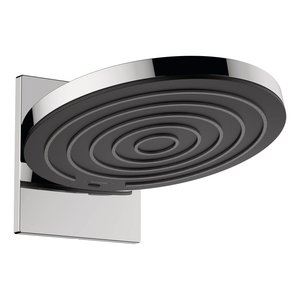 Hansgrohe Pulsify S pommeau de douche mural 260 mm 2 jets 11,3 l/min avec raccordement mural, Chrom