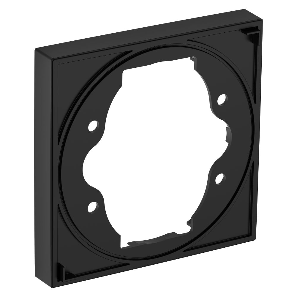 Rosace de rallonge Hansgrohe Shower Select, noir mat, 13593670