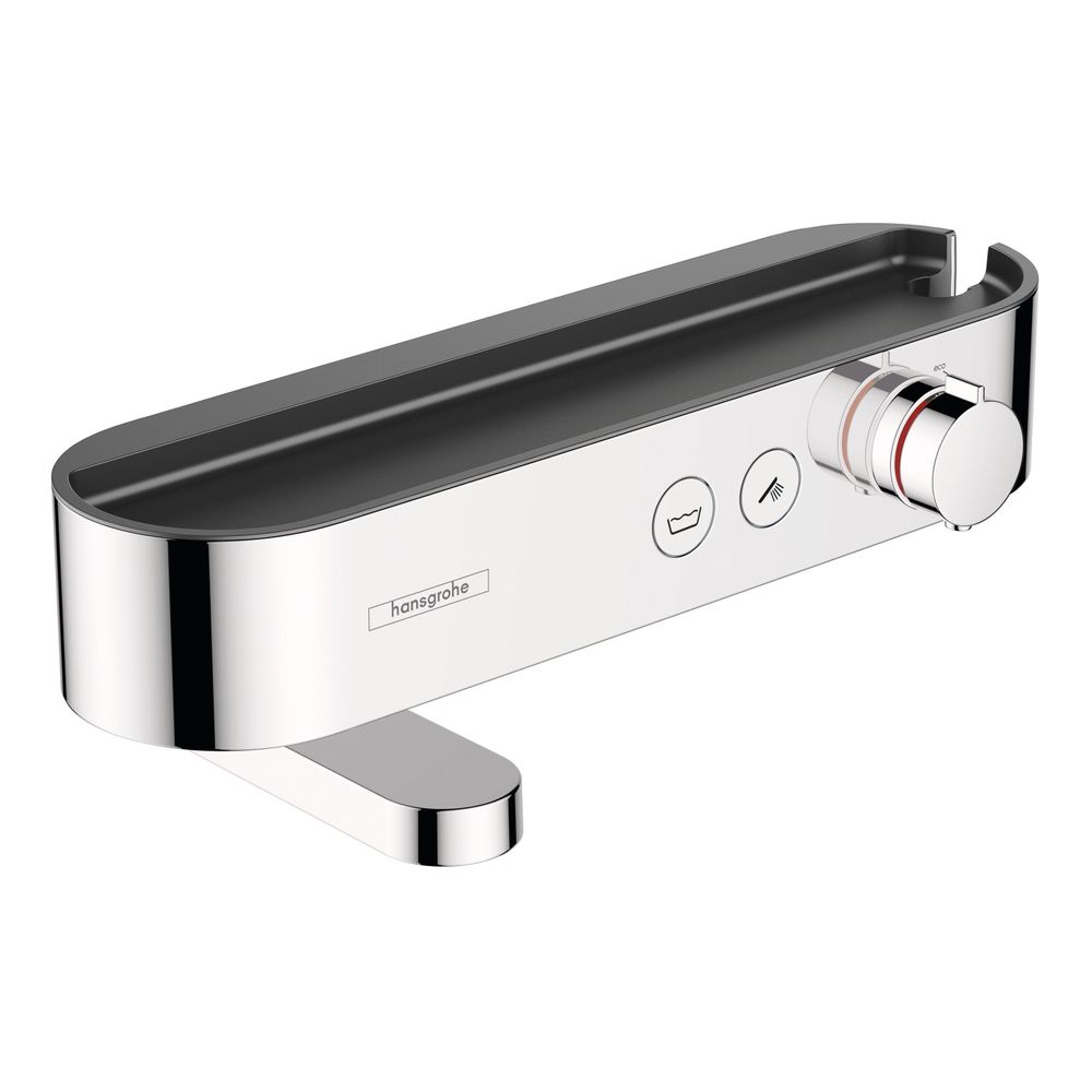 Hansgrohe ShowerTablet Select Thermostat pour baignoire Ecostat 400 encastré, 20,9 l/min, Chrome