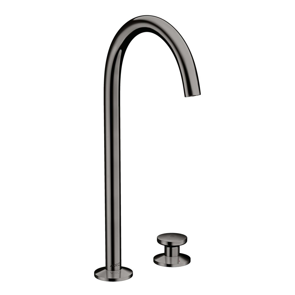 Mitigeur de lavabo 2 trous Hansgrohe AXOR One Select 260 mm, 5 l/min, bonde Push-Open, chrome noir poli