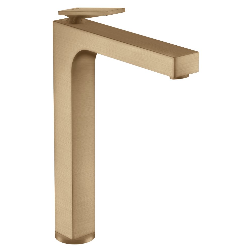 Mitigeur monocommande pour lavabo AXOR Citterio Hansgrohe 280mm, 5l/min, bec 200mm, finition Bronze brossé