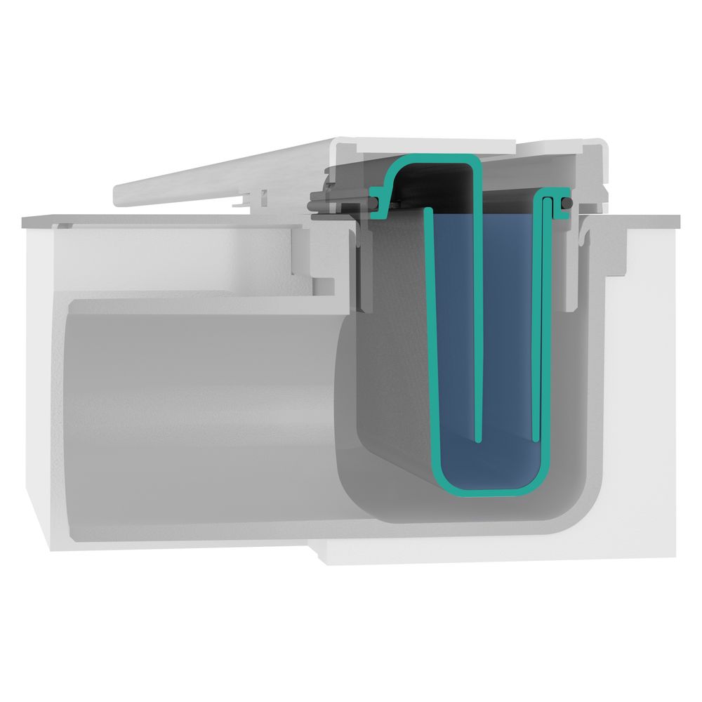 Hansgrohe Siphon Clean 30, siphon plat universel uBox, 94322000