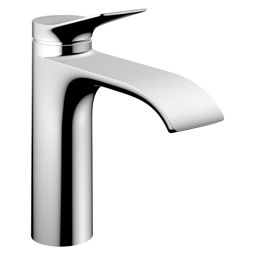 Mitigeur de lavabo à levier unique Hansgrohe Vivenis, 110 mm, 5 l/min, CoolStart, garniture d’évacuation à tige de traction, chromé