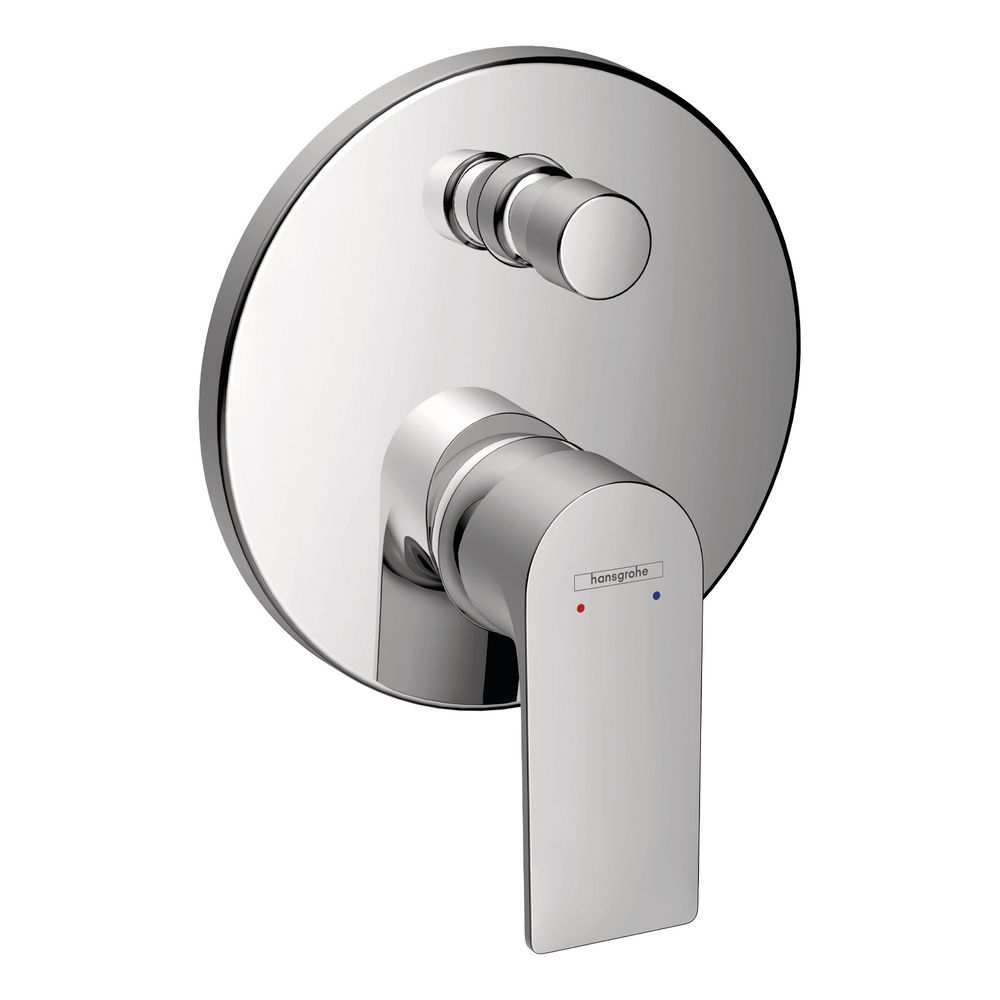 Hansgrohe Rebris E Mitigeur de bain monotrou encastré 27,6 l/min pour iBox universal, Chrom