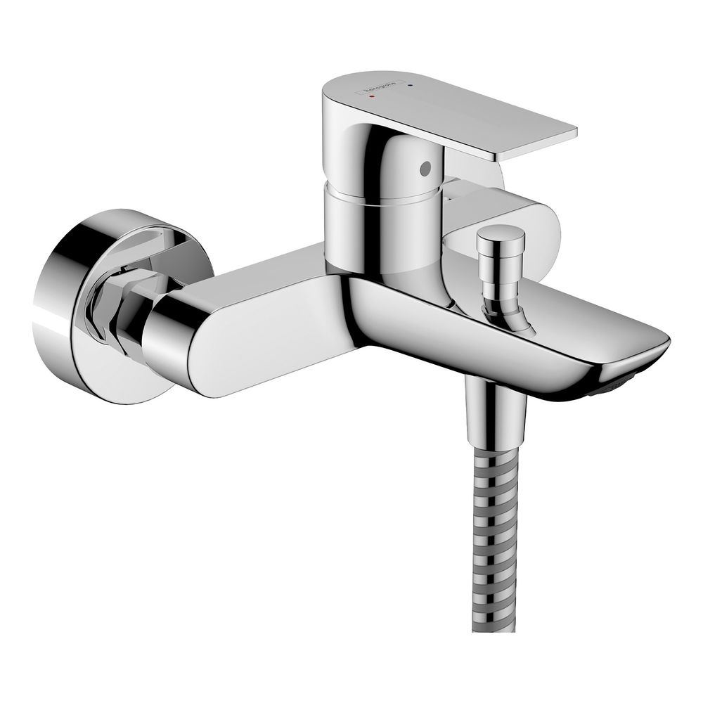 Hansgrohe Rebris E Mitigeur monocommande pour baignoire encastré 20,4 l/min, Chrome