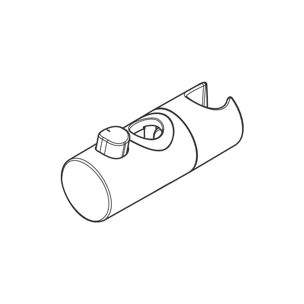 Hansgrohe coulisseau pour Vernis Showerpipe, chromé, 93729000
