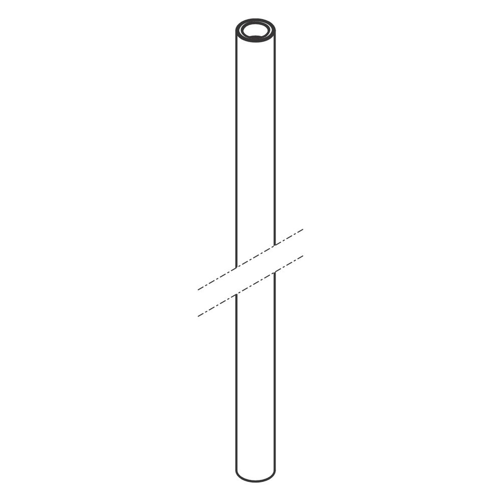 Hansgrohe Tube d'alimentation Vernis Showerpipe système de douche 546mm, chromé, 93769000
