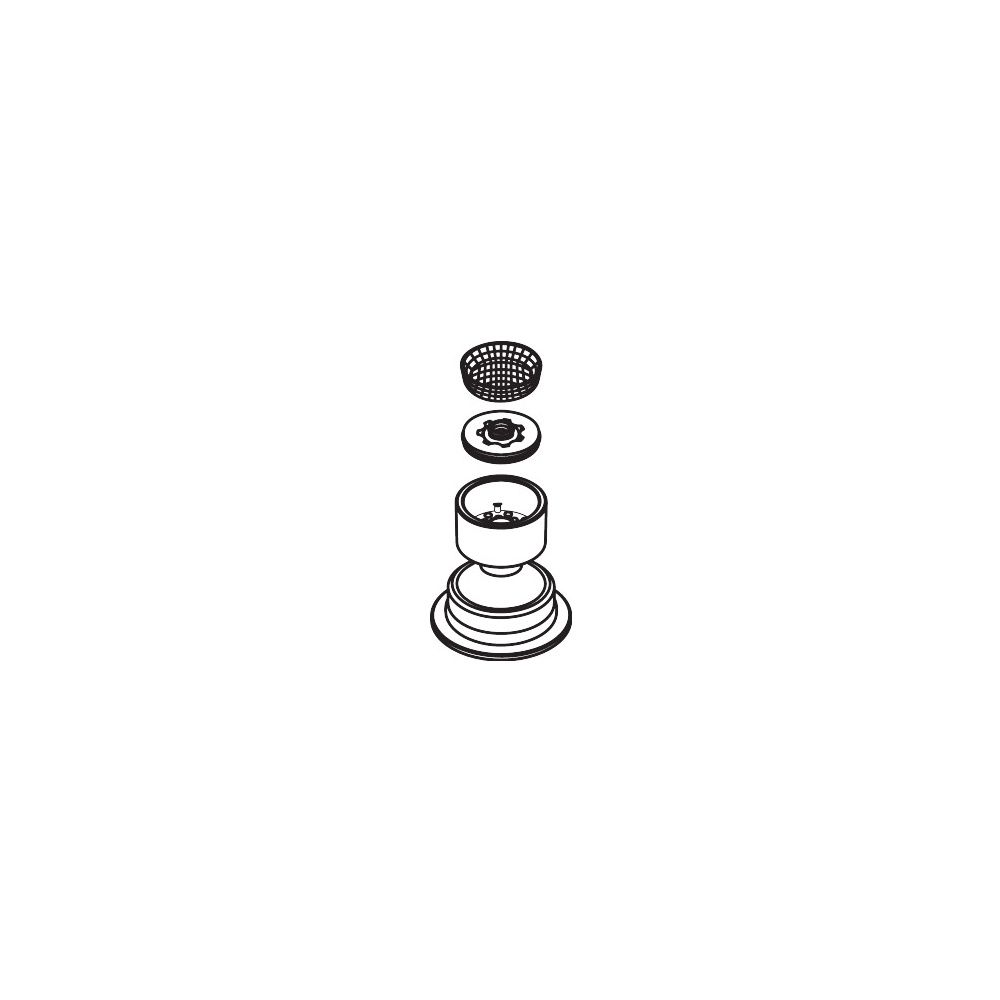 Buse à air Hansgrohe Raindance E 1jet 1.8 GPM, blanc mat, 94604701