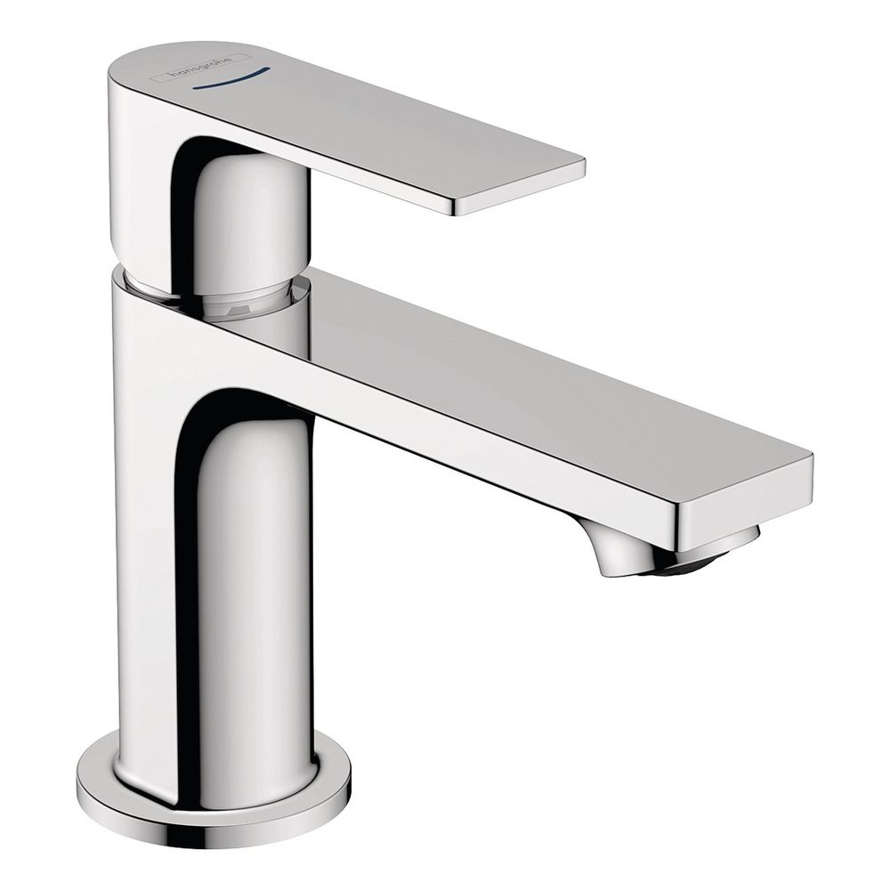 Hansgrohe Rebris E Robinet de lavabo à levier 80 mm, finition chromée pour eau froide ou eau prémélangée sans garniture