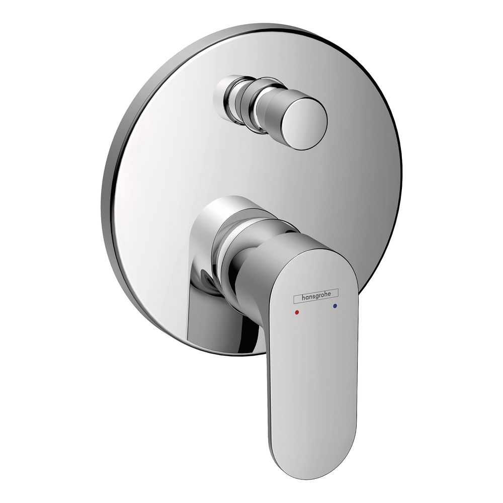Hansgrohe Rebris S Mitigeur monocommande encastré pour baignoire Chromé 25,6 l/min avec combinaison de sécurité pour iBox universal