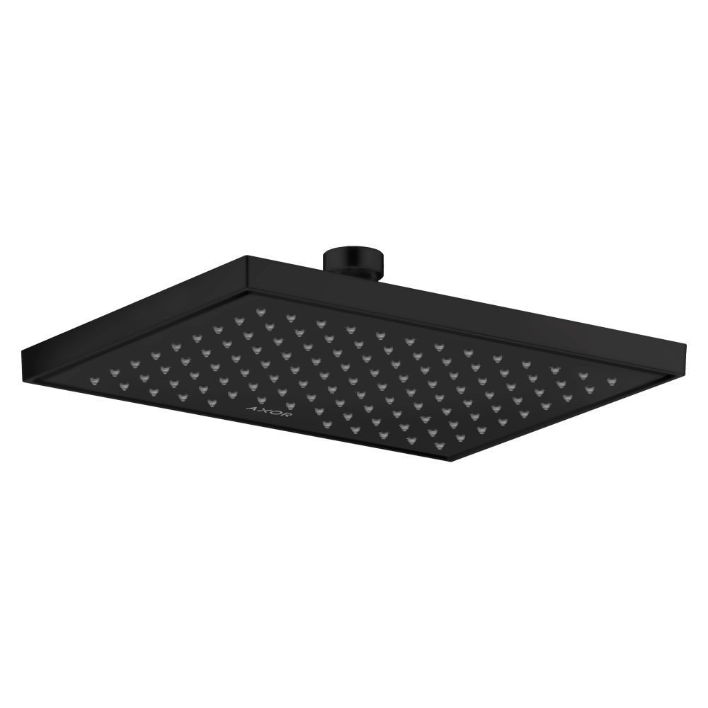 Pommeau de douche Hansgrohe AXOR ShowerSolutions, 10,1 l/min, 245x185 mm, 1 jet, Noir mat