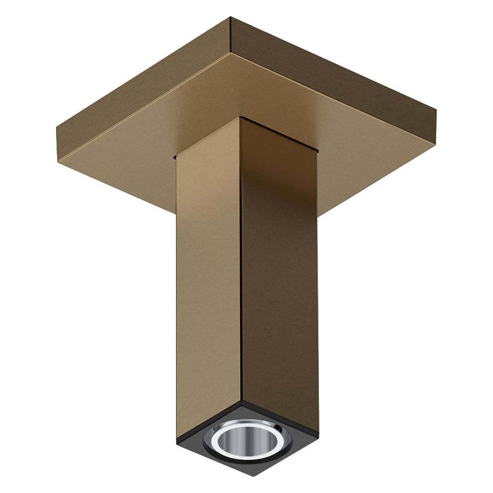 Raccord de plafond Hansgrohe E, 100 mm, montage encastré, bronze brossé