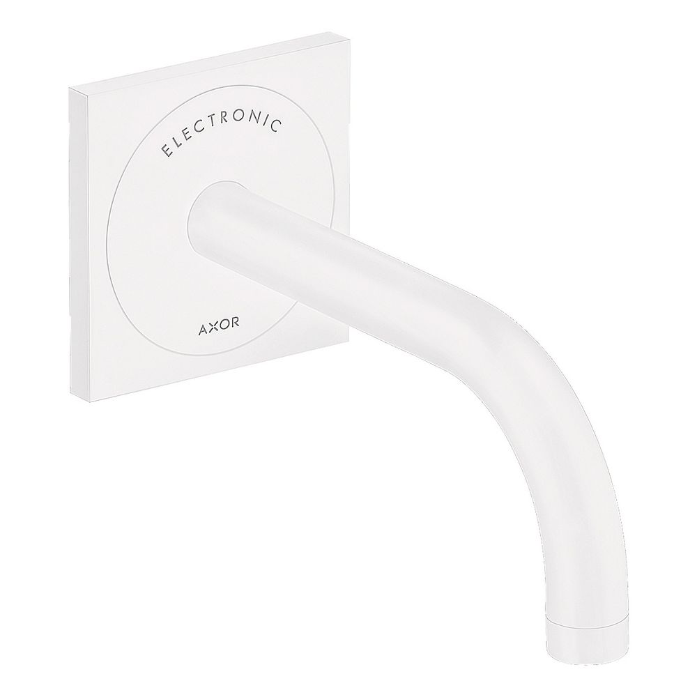 Hansgrohe AXOR Uno mitigeur électronique pour lavabo encastré, 5 l/min, bec 165 mm, Blanc mat
