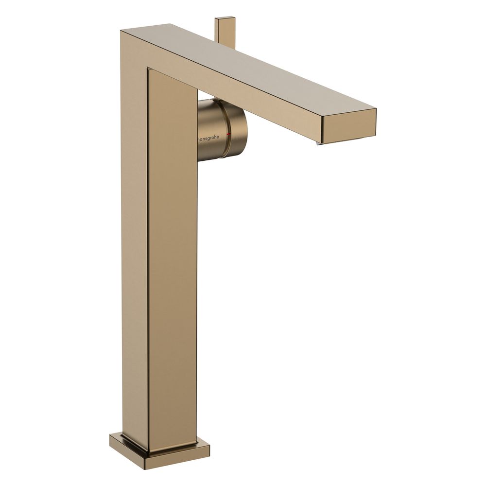 Mitigeur monocommande Tecturis E pour lavabo 240 mm, 4 l/min Fine CoolStart EcoSmartPlus pour AWT sans évacuation, bronze brossé - Hansgrohe