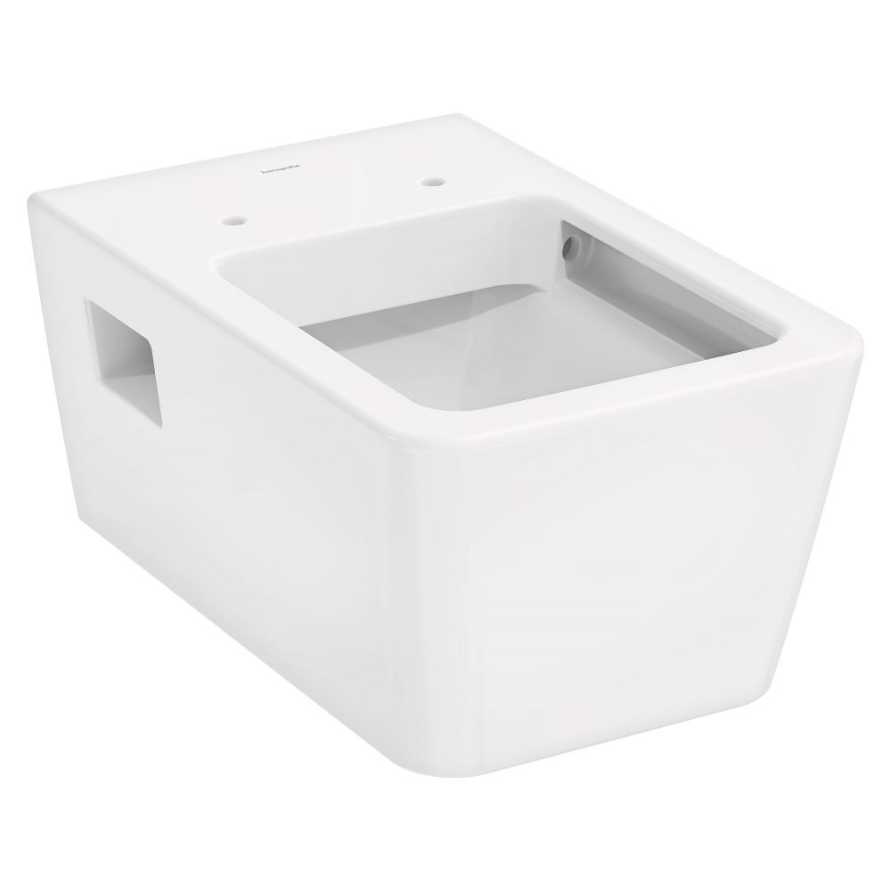 Hansgrohe EluPura Original Q WC mural AquaChannel avec chasse, HygieneEffect, blanc