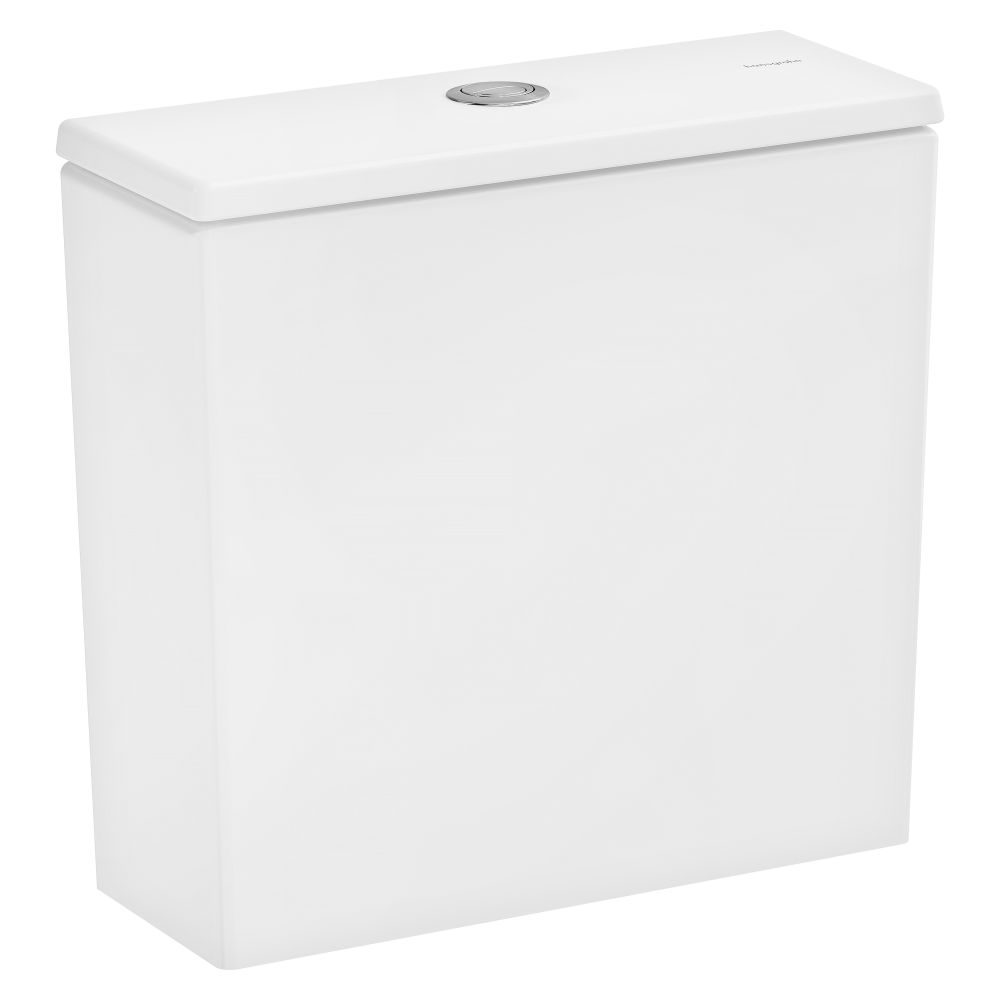 Hansgrohe EluPura Original Q réservoir de chasse surélevé EluPura, arrivée d'eau par le bas, Blanc