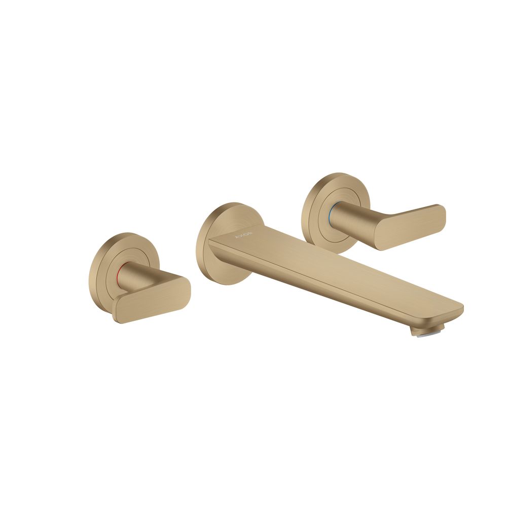Hansgrohe AXOR Citterio C Mitigeur de baignoire 3 trous, montage encastré mural, finition Brushed Bronze