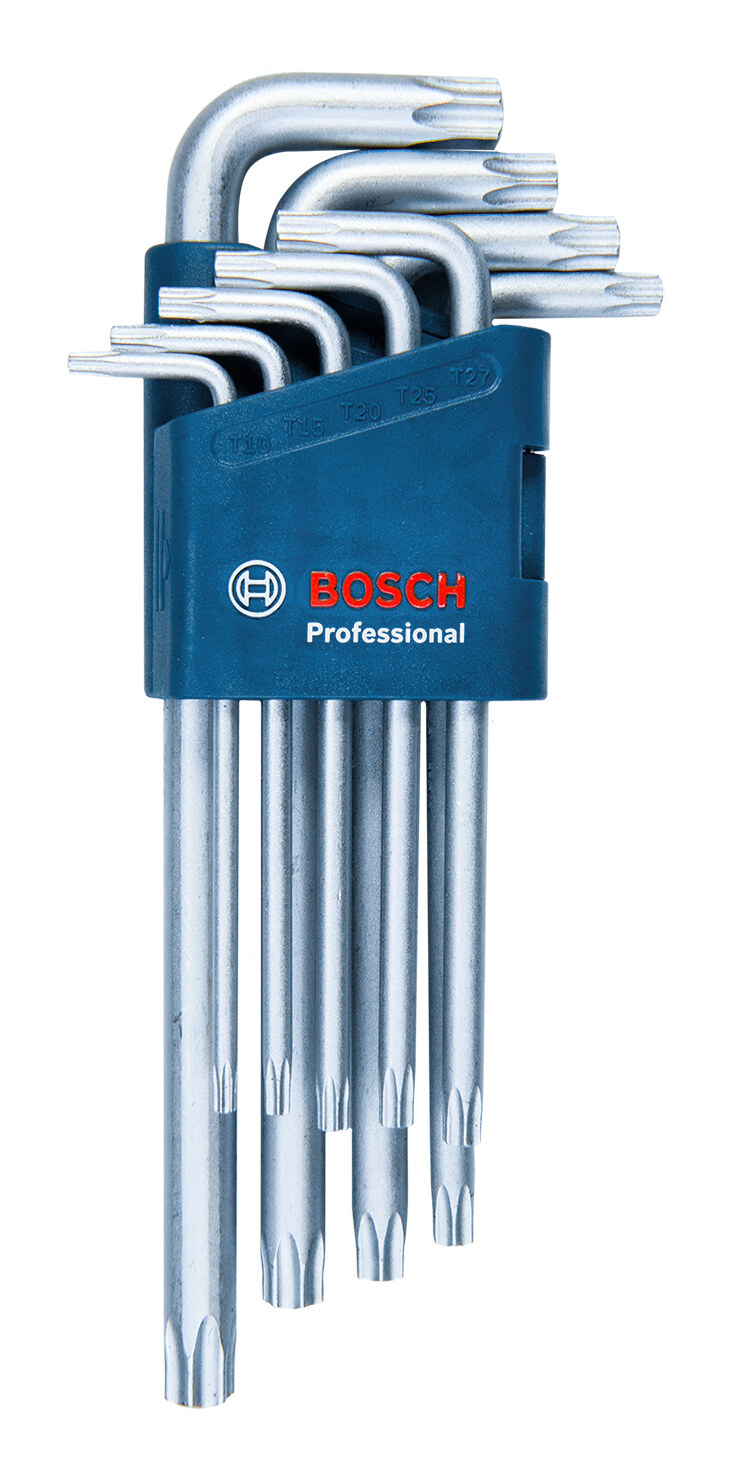 BOSCH Clé Allen Torx, jeu de 9 pièces 1600A01TH4 — lot de 9 pièces