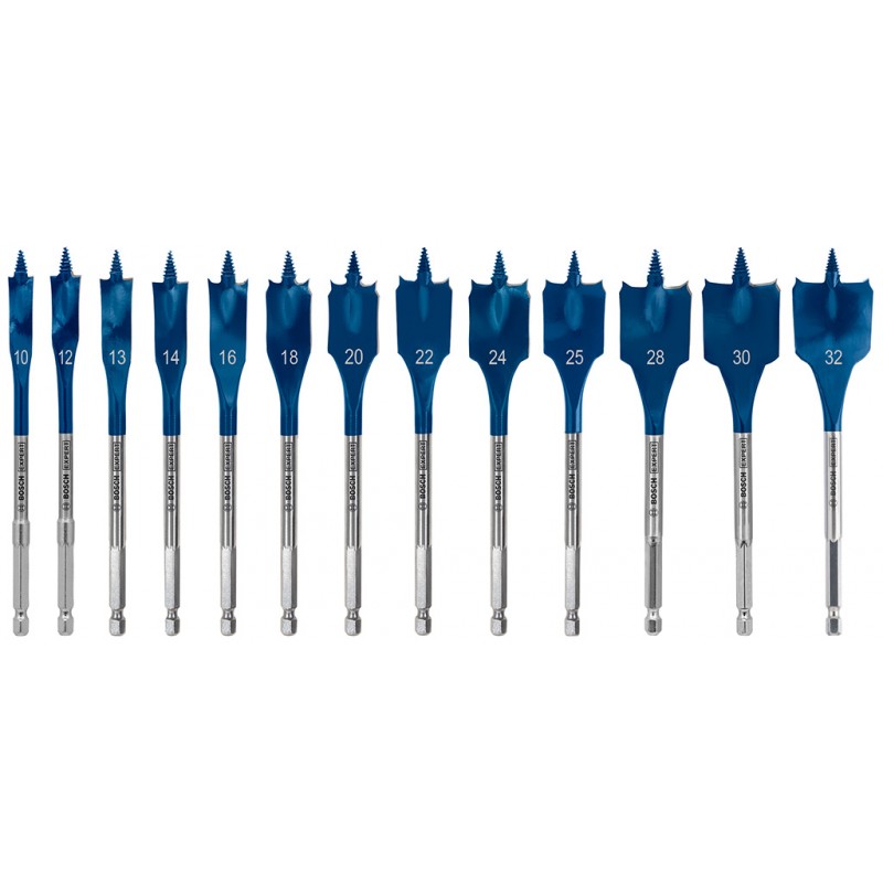BOSCH EXPERT Set de fraises plates Self Cut Speed, 13 pièces 2608900336 — lot de 13 pièces