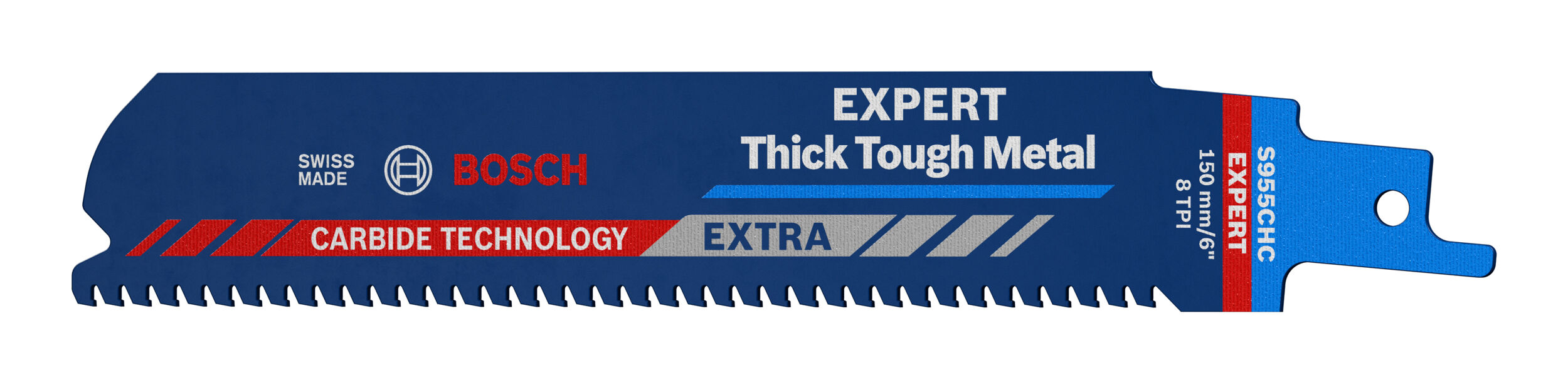 Lame de scie sabre Bosch EXPERT 'Thick Tough Metal' S 955 CHC, 10 pièces 2608900367 — lot de 10 pièces