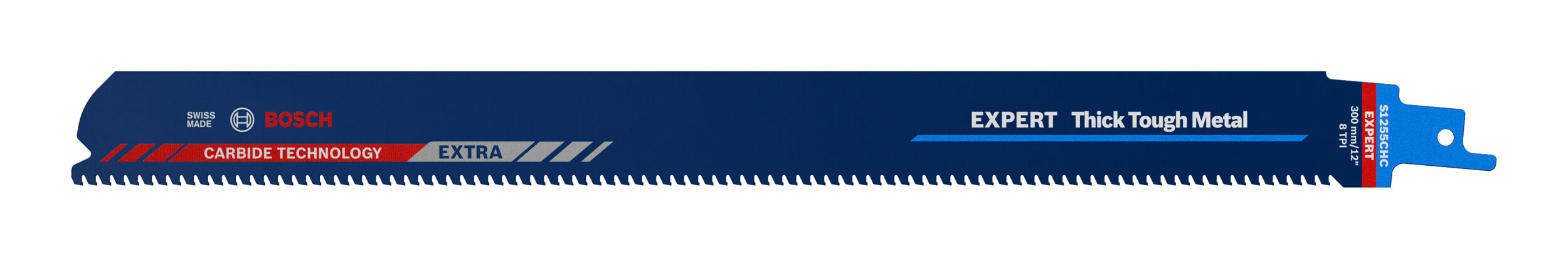Lame de scie sabre Bosch Expert S1255CHC Thick Tough Metal 1 pièce 300 mm