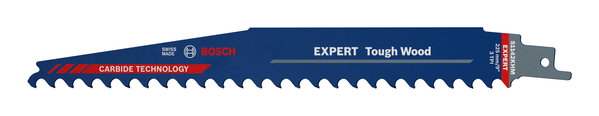 Lame de scie sabre BOSCH EXPERT ‘Tough Wood’ S 1142 KHM, 10 pièces 2608900405 — lot de 10 pièces