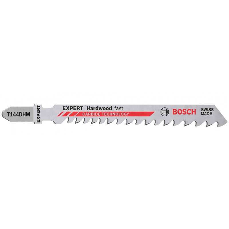 Lame de scie sauteuse Bosch Hardwood Fast T 144 DHM, 100 mm, pas de denture 4-5,2 mm