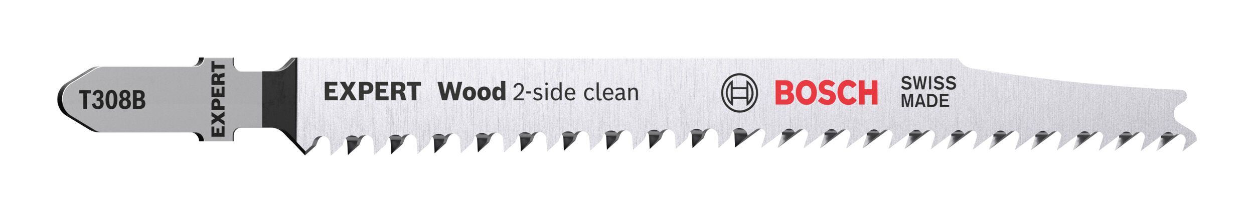 Lame de scie sauteuse BOSCH EXPERT 'Wood 2-side clean' T 308 B, 100 pièces 2608900553 — lot de 100 pièces