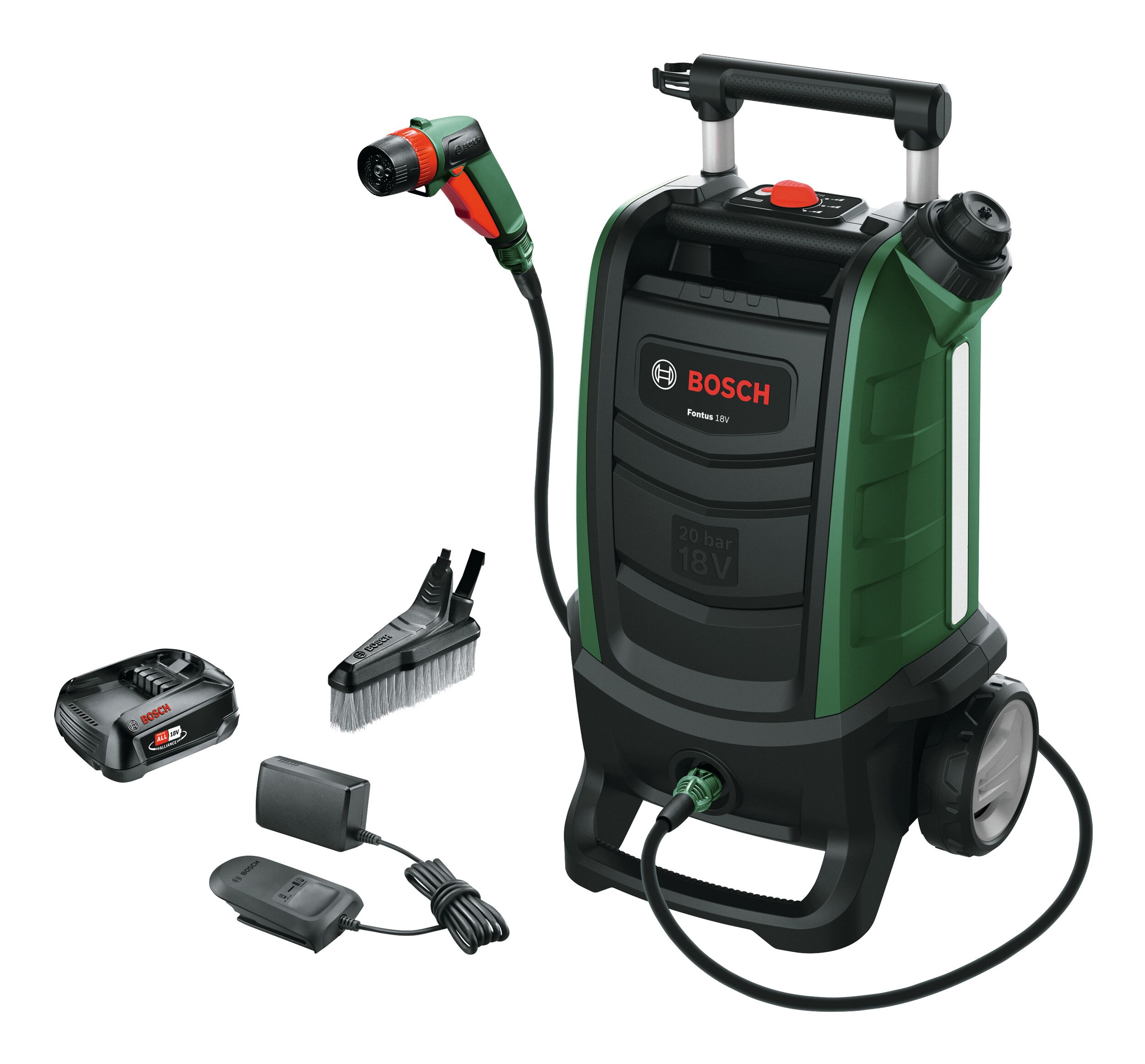 Nettoyeur haute pression sans fil BOSCH Fontus Aku 18V, 2,5Ah 06008B6101
